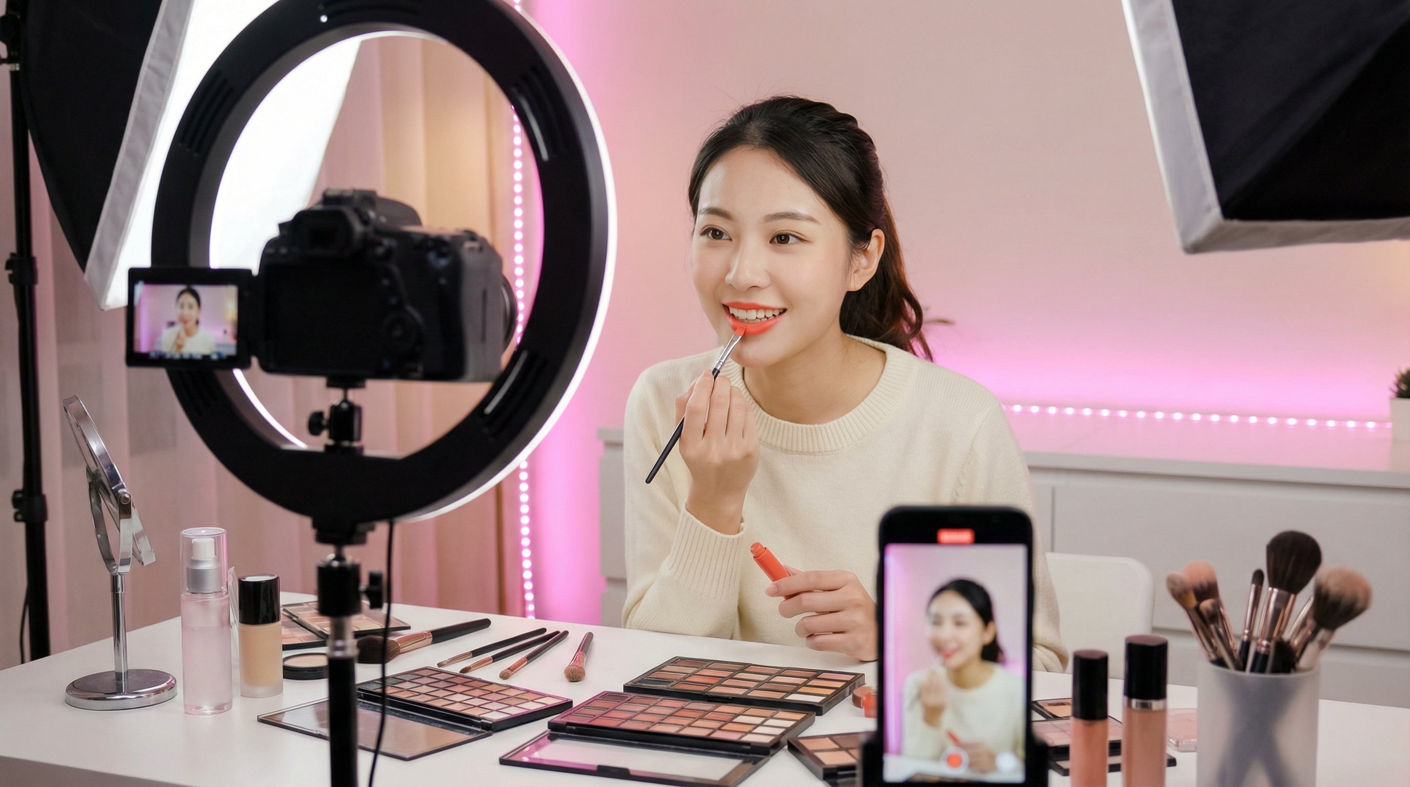 中文字幕视频：美妆教程视频